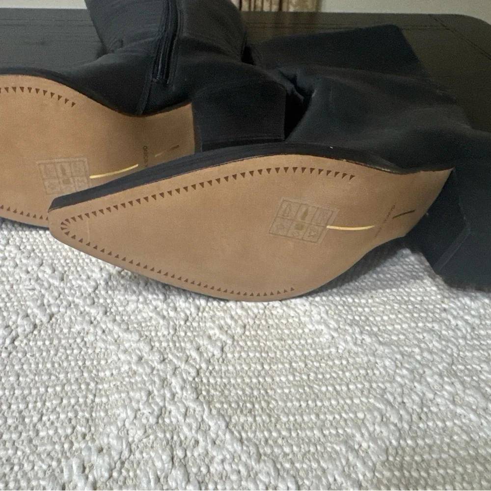 Dolce Vita Black Heeled Boots ,wide calf - Picture 4 of 5
